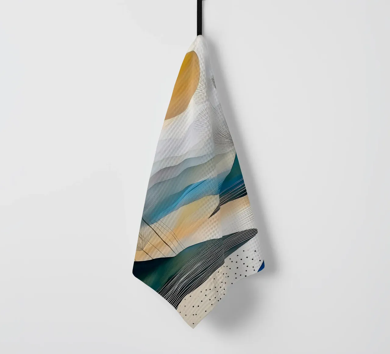 Landscape, abstract, art #6 canovaccio da cucina da Hightown Design