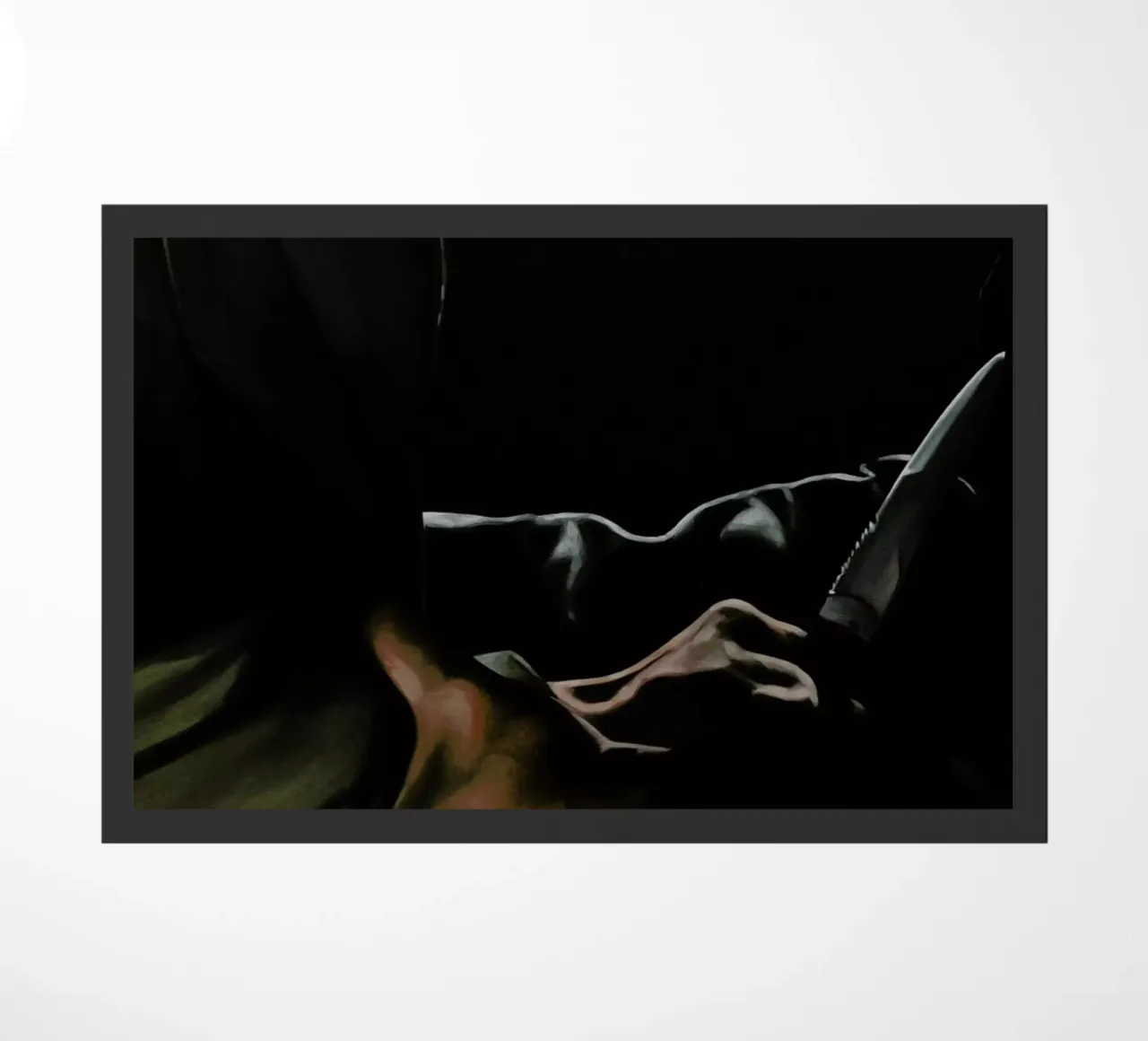 Main Couteau deurmat van Jérôme Romain