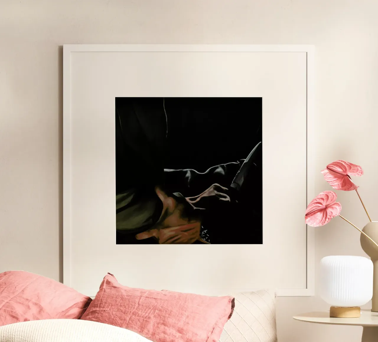 Main Couteau poster van Jérôme Romain