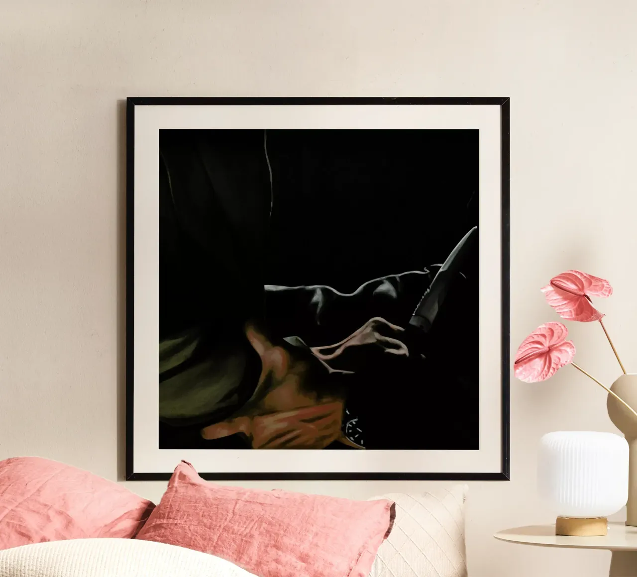 Main Couteau poster van Jérôme Romain