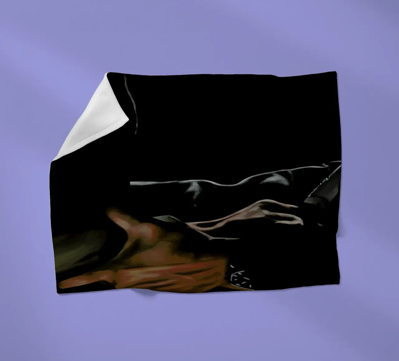 Main Couteau Fleecedecke von Jérôme Romain