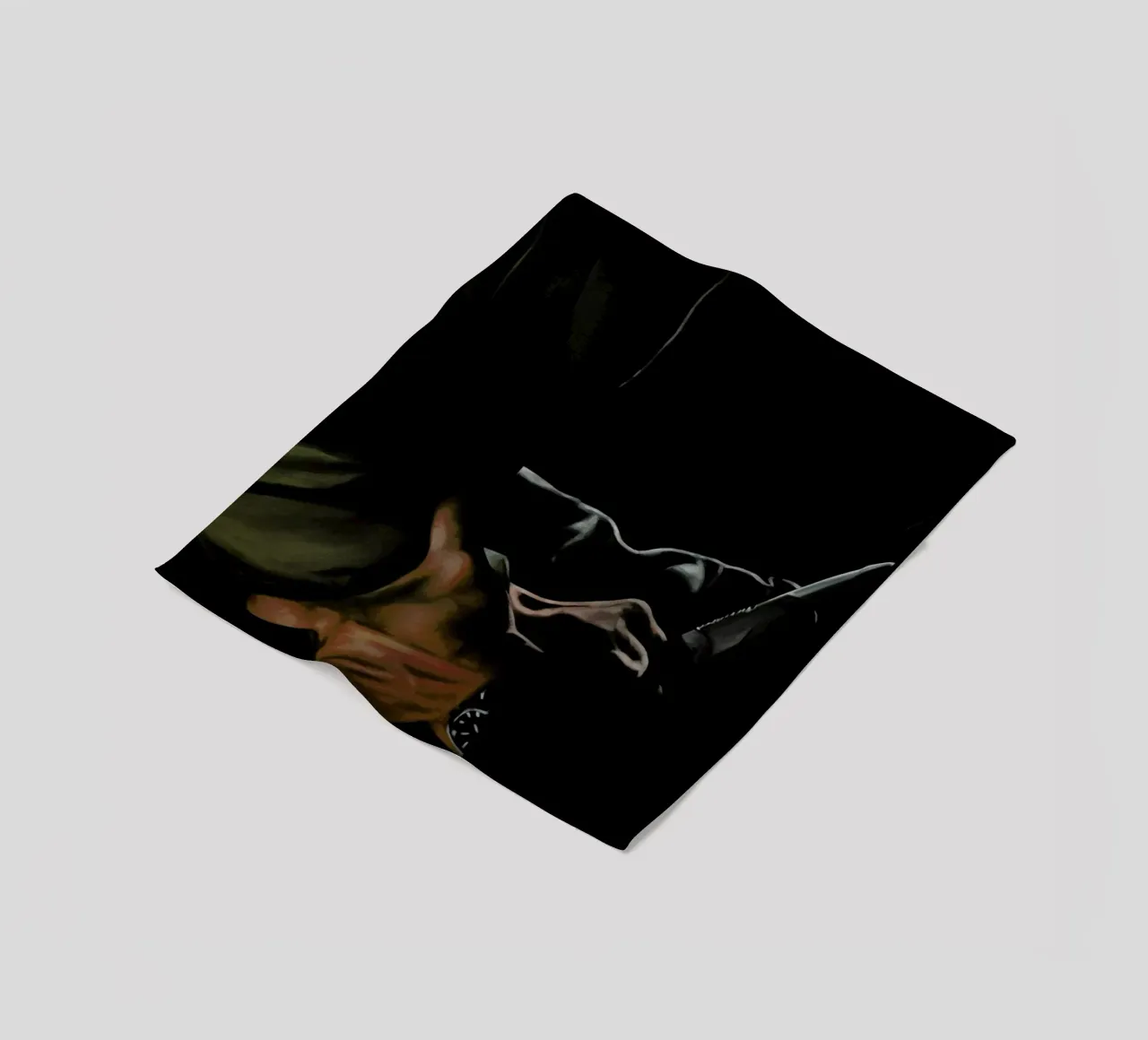 Main Couteau Fleecedecke von Jérôme Romain