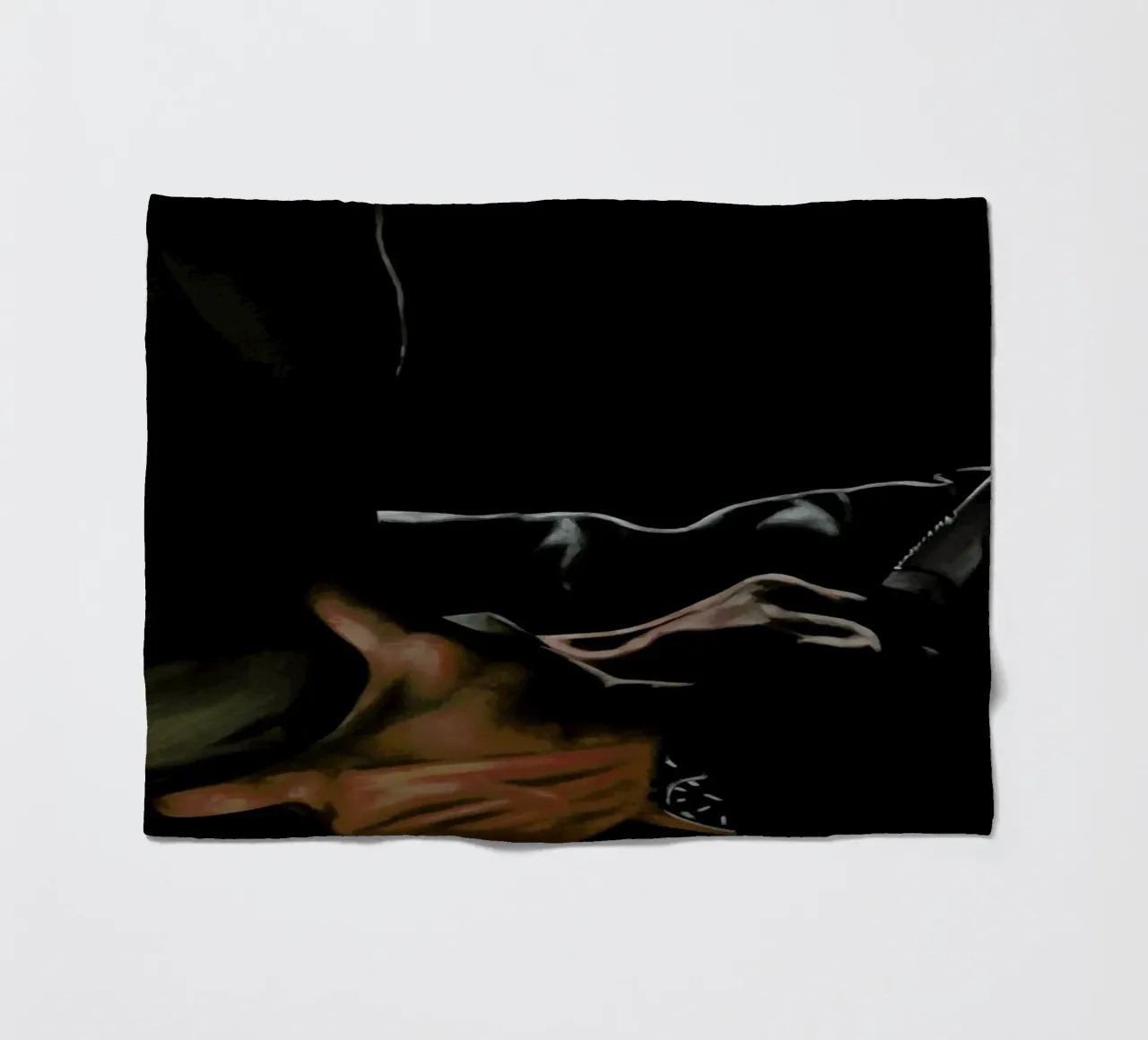 Main Couteau Fleecedecke von Jérôme Romain