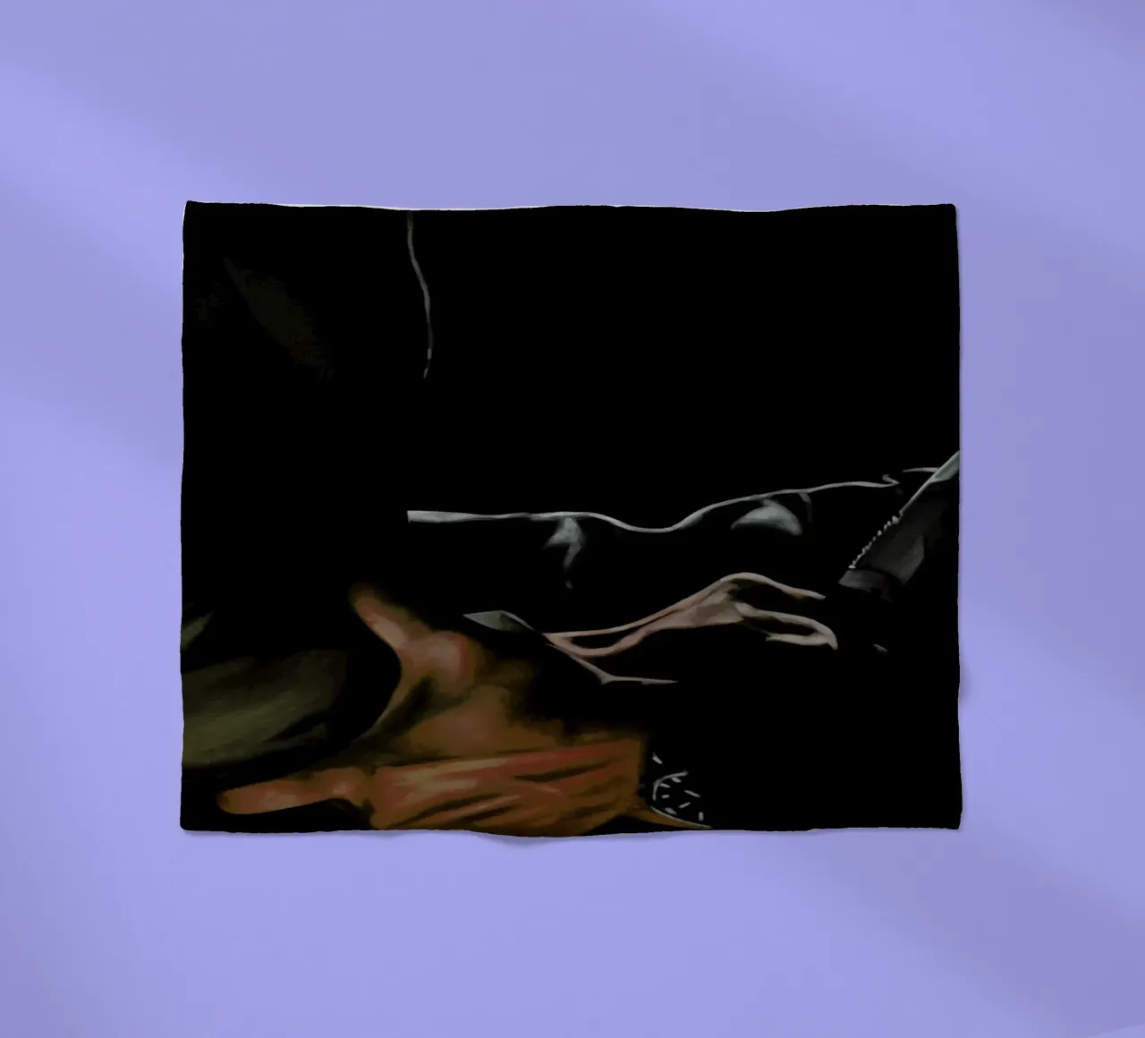 Main Couteau Fleecedecke von Jérôme Romain