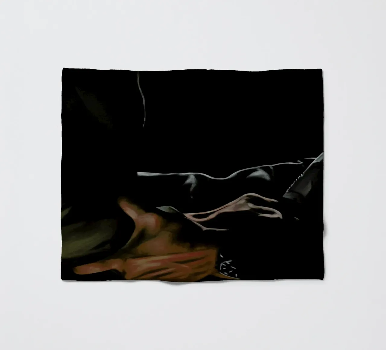 Main Couteau Fleecedecke von Jérôme Romain