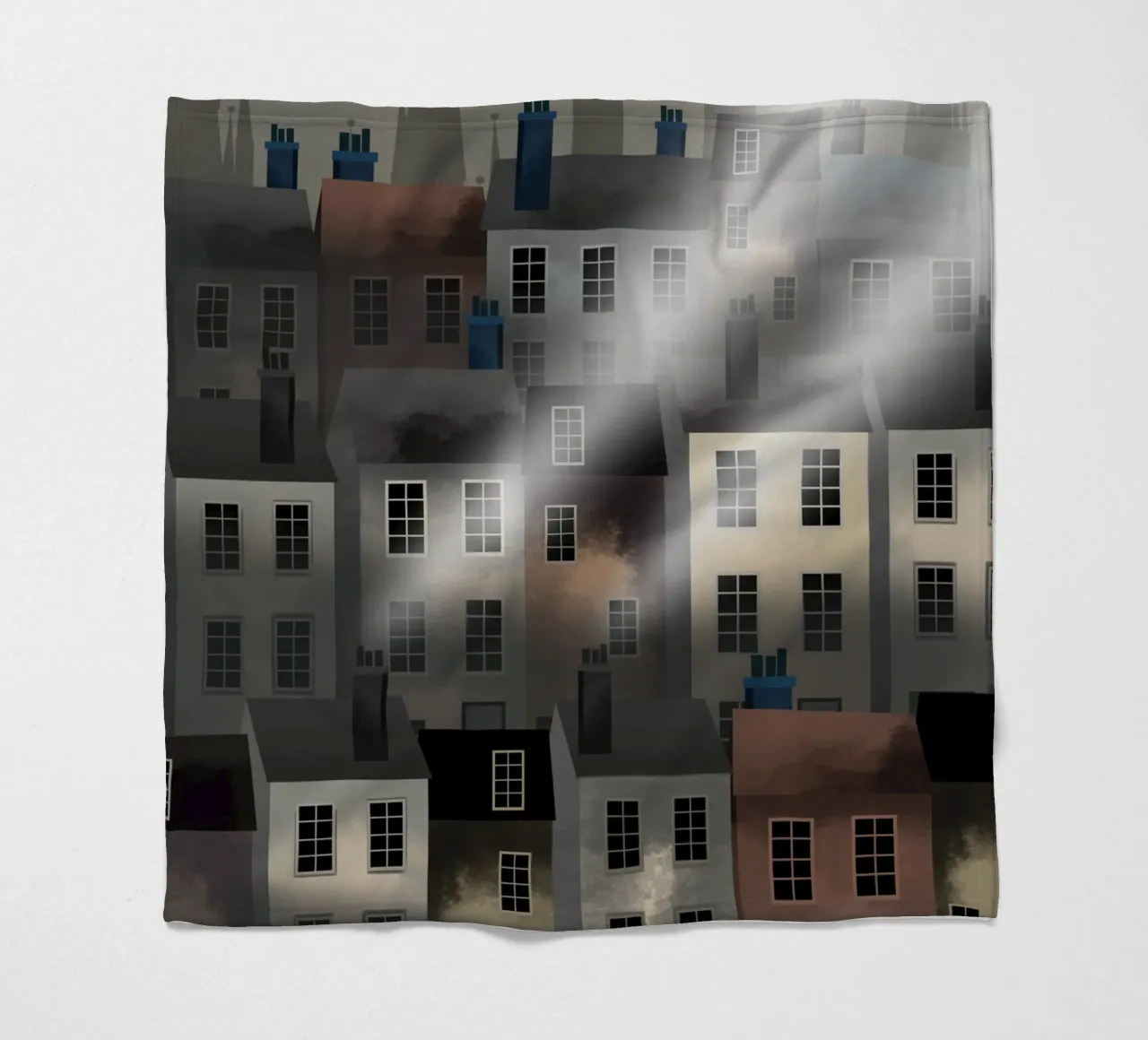 Città nebbiosa coperta in pile da Scratch Productions