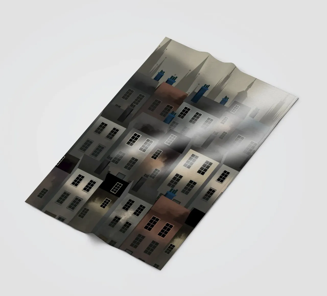 Città nebbiosa coperta in pile da Scratch Productions