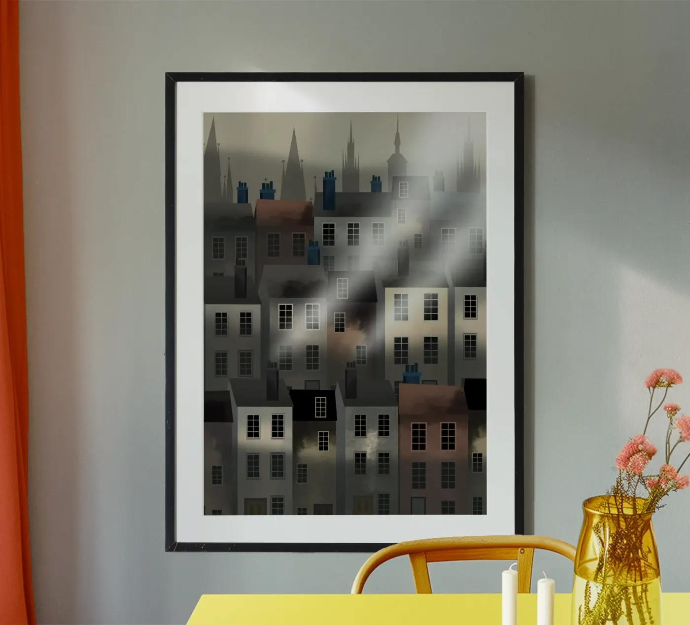 Mistige stad poster van Scratch Productions