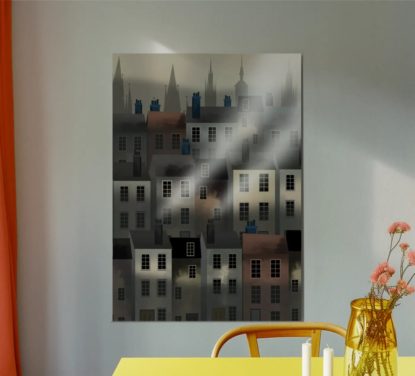 Mistige stad poster van Scratch Productions