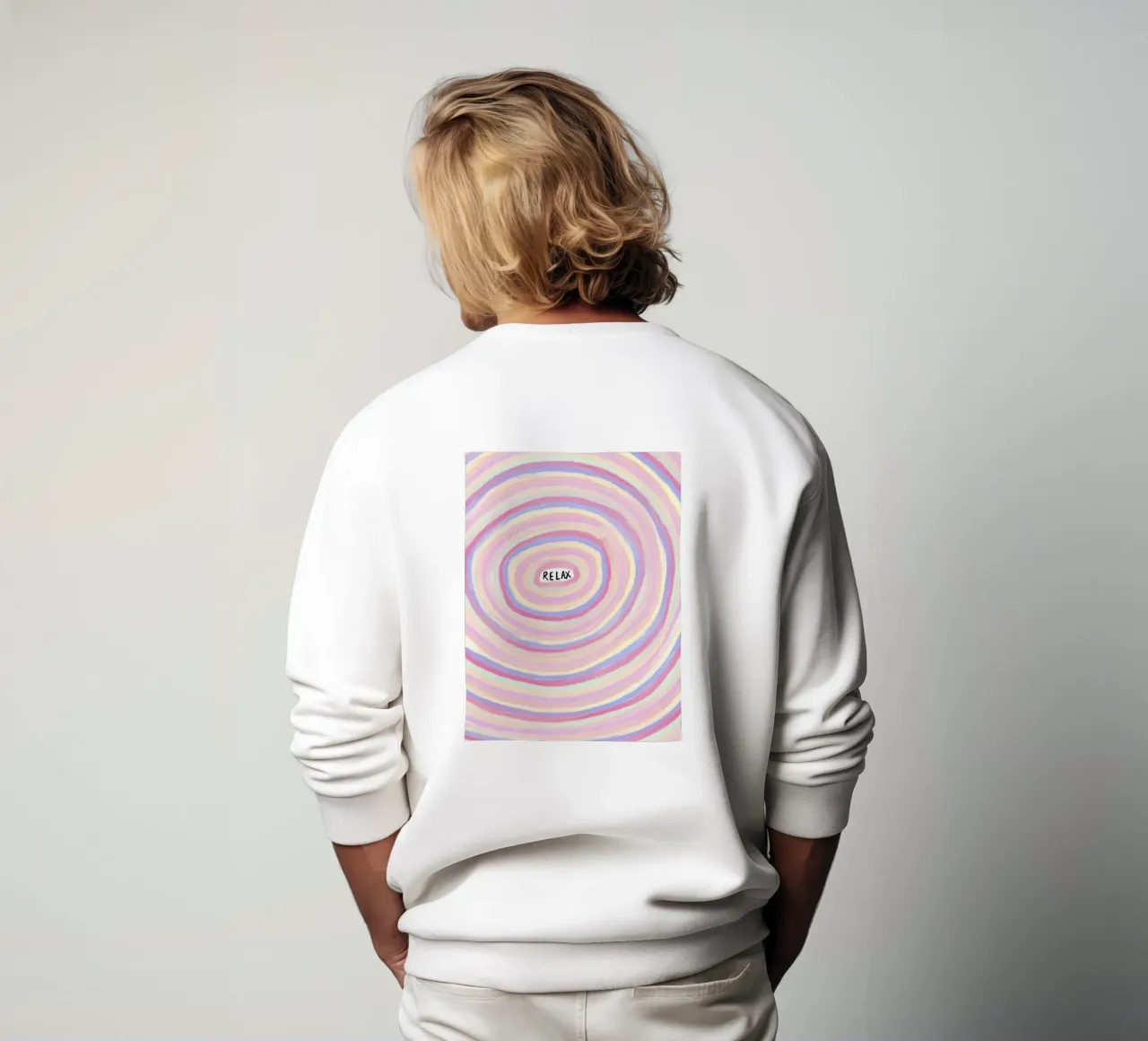 RELAX: Spirali colorate per la pace interiore felpa da Studio Mooodz
