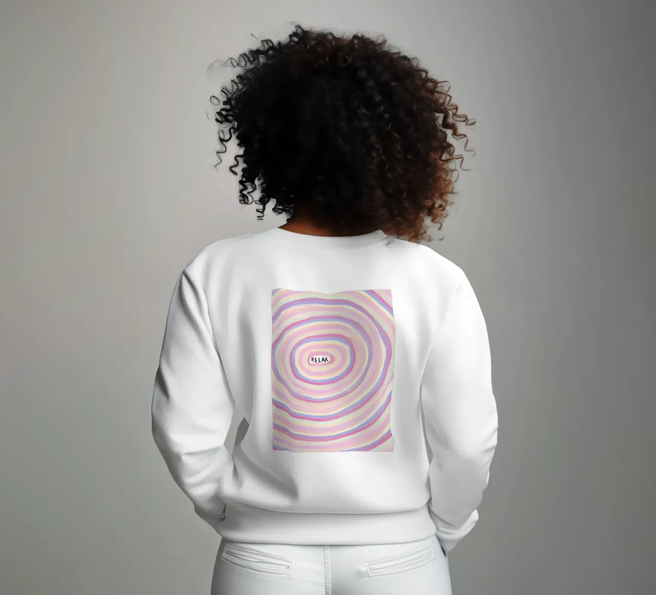 RELAX: Spirali colorate per la pace interiore felpa da Studio Mooodz