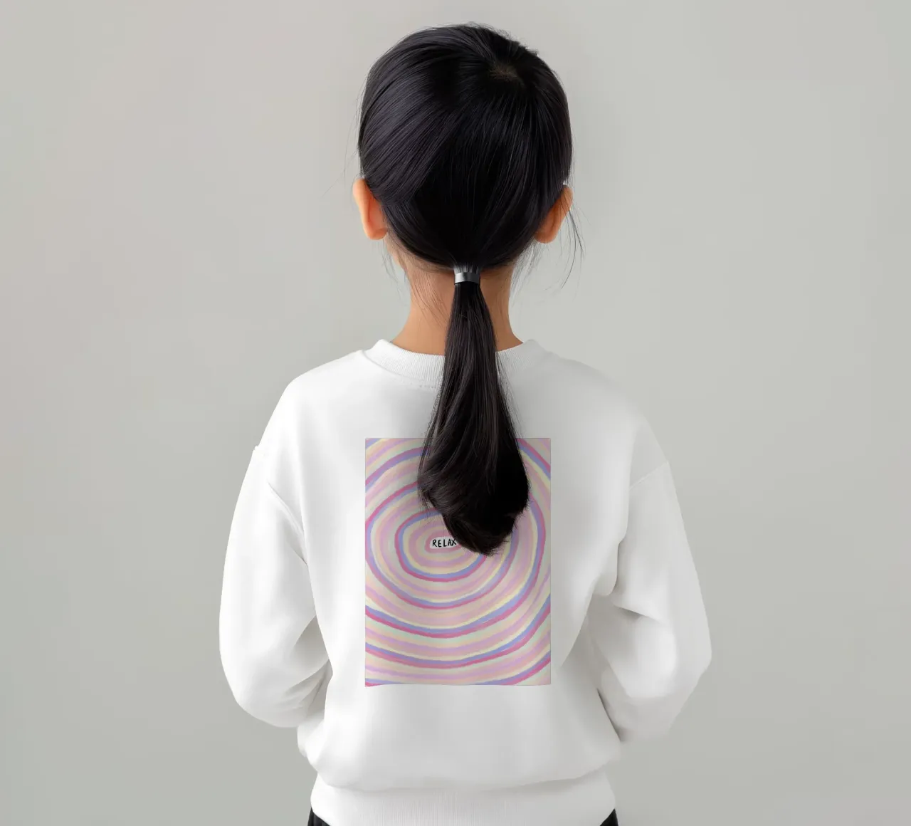 RELAX: Spirali colorate per la pace interiore felpa bambino da Studio Mooodz