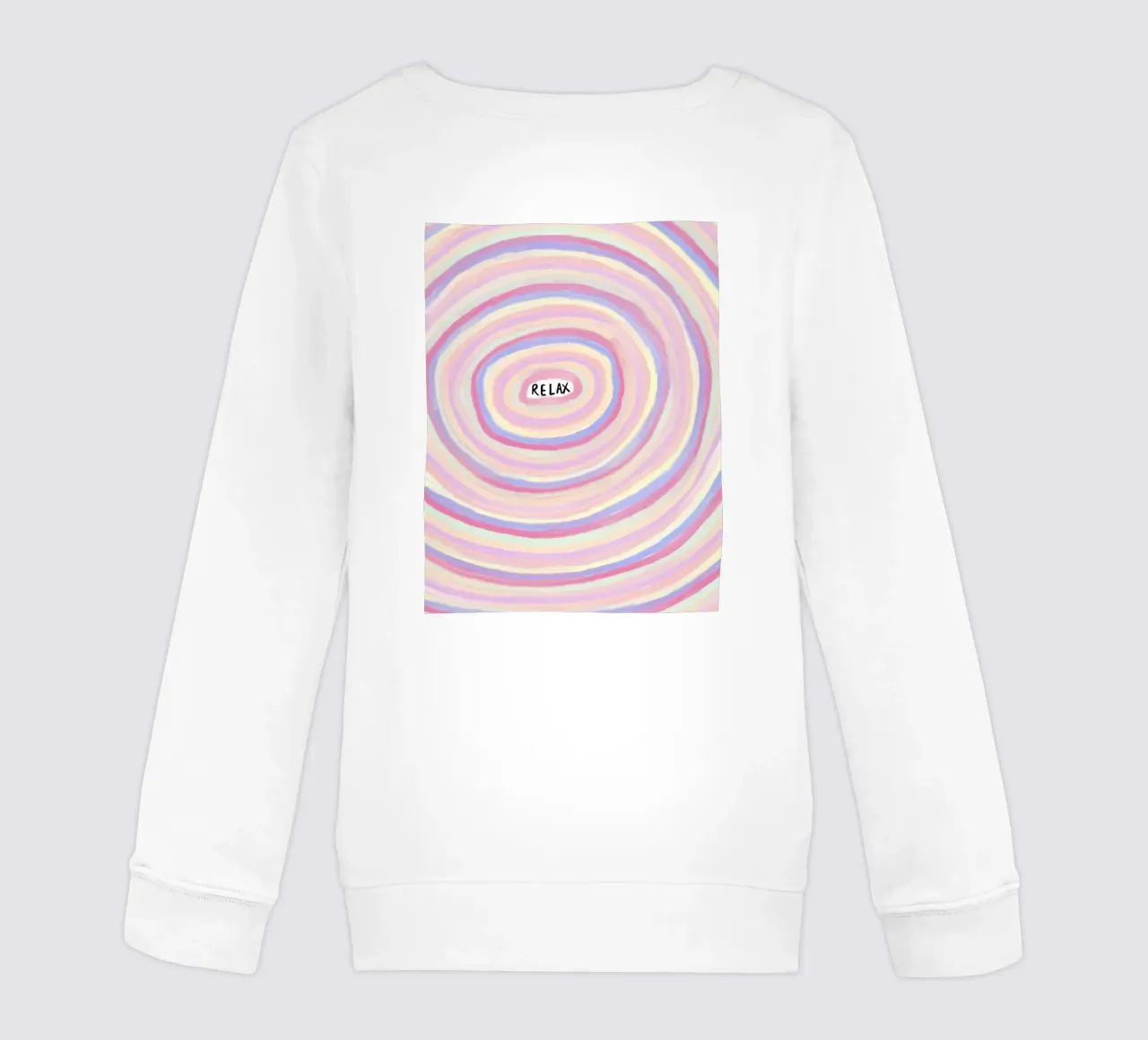RELAX: Spirali colorate per la pace interiore felpa bambino da Studio Mooodz