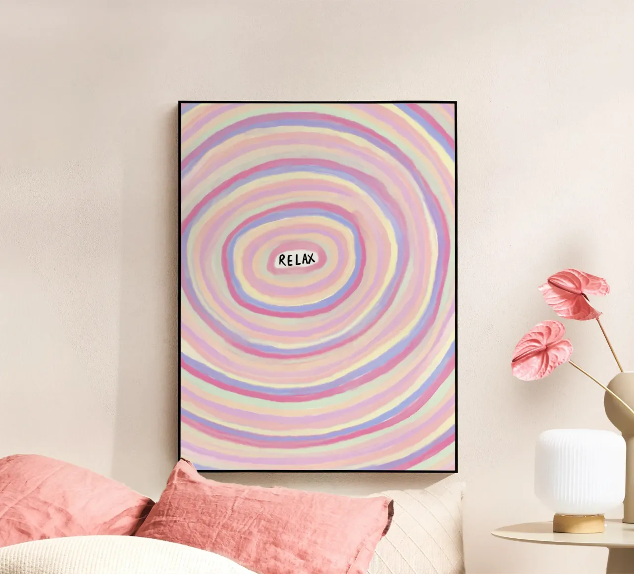 RELAX: Spirali colorate per la pace interiore plexiglass da Studio Mooodz