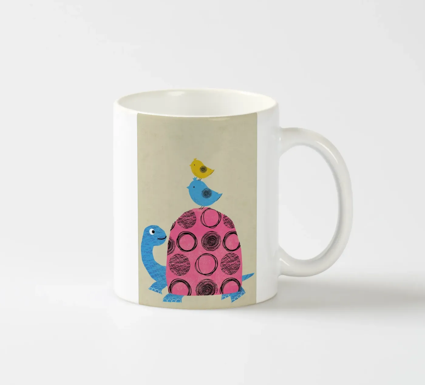 Tortoise ceramic mug by Rocket68