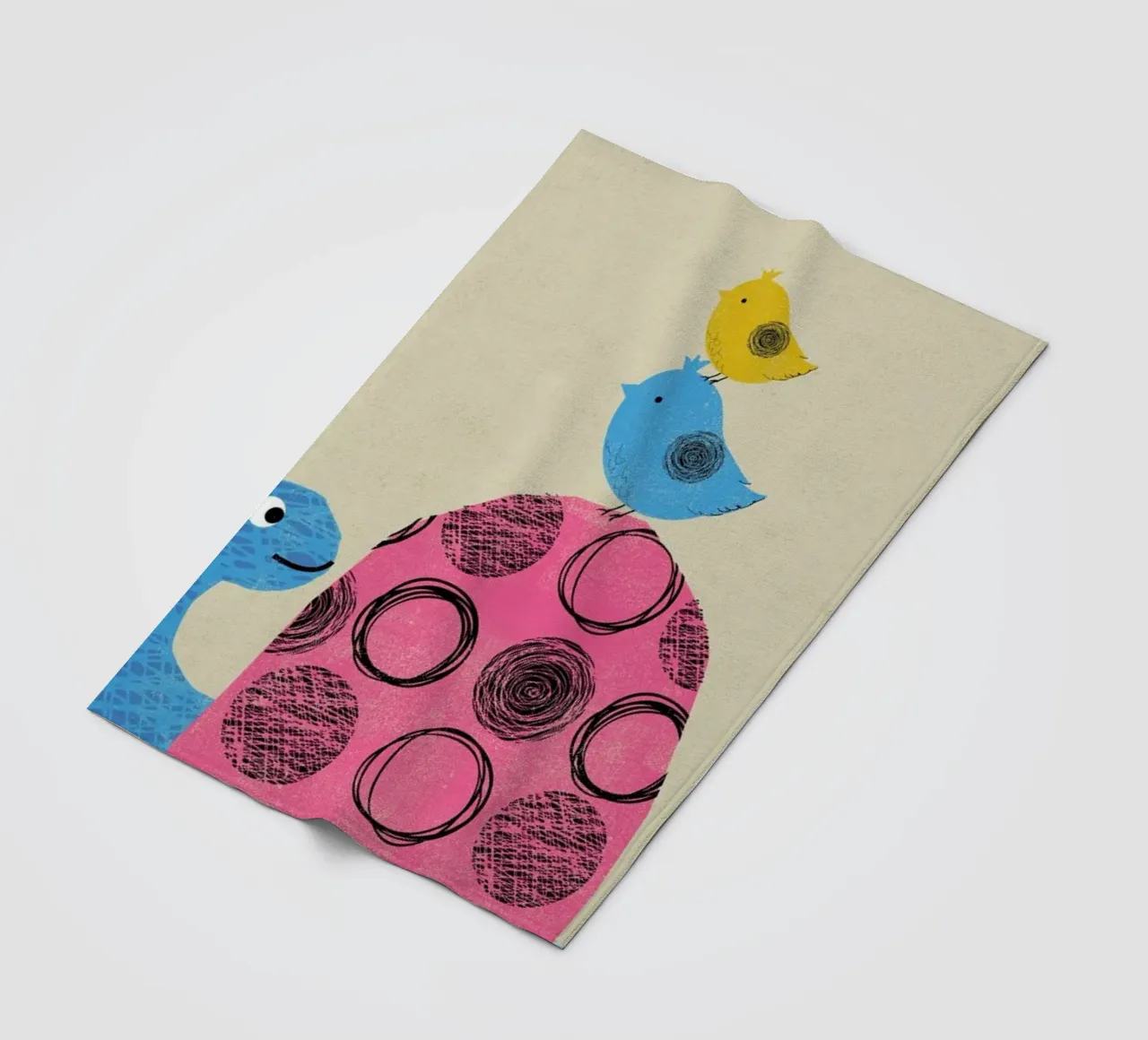 Tortoise fleecedeken van Rocket68