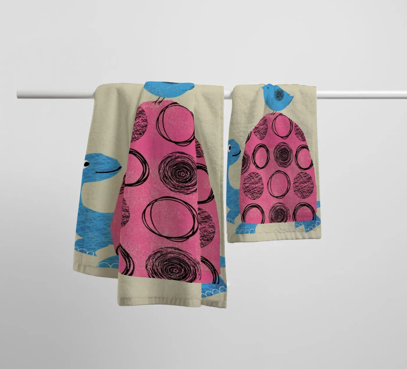 Tortoise asciugamano da bagno da Rocket68