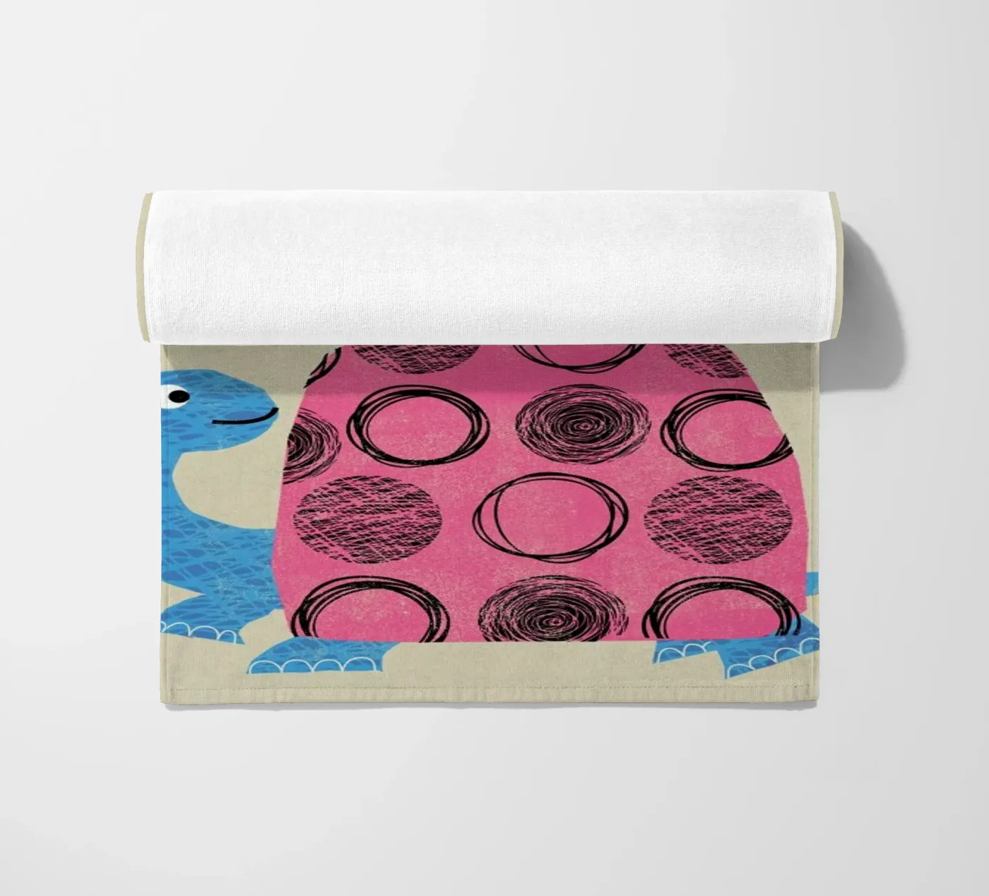 Tortoise beach towel by Rocket68