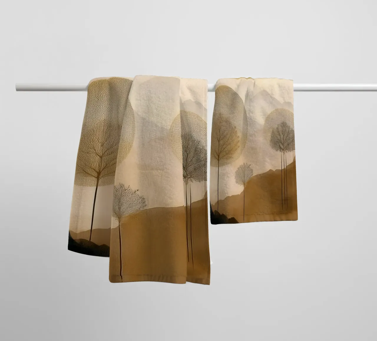 Landscape, abstract, art #7 towel by Hightown Design