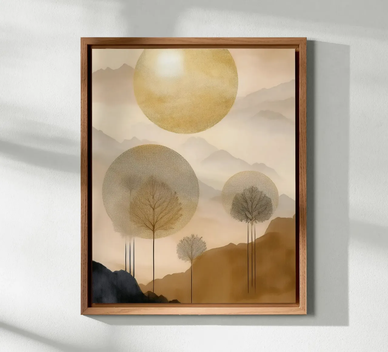 Landscape, abstract, art #7 alluminio dibond da Hightown Design