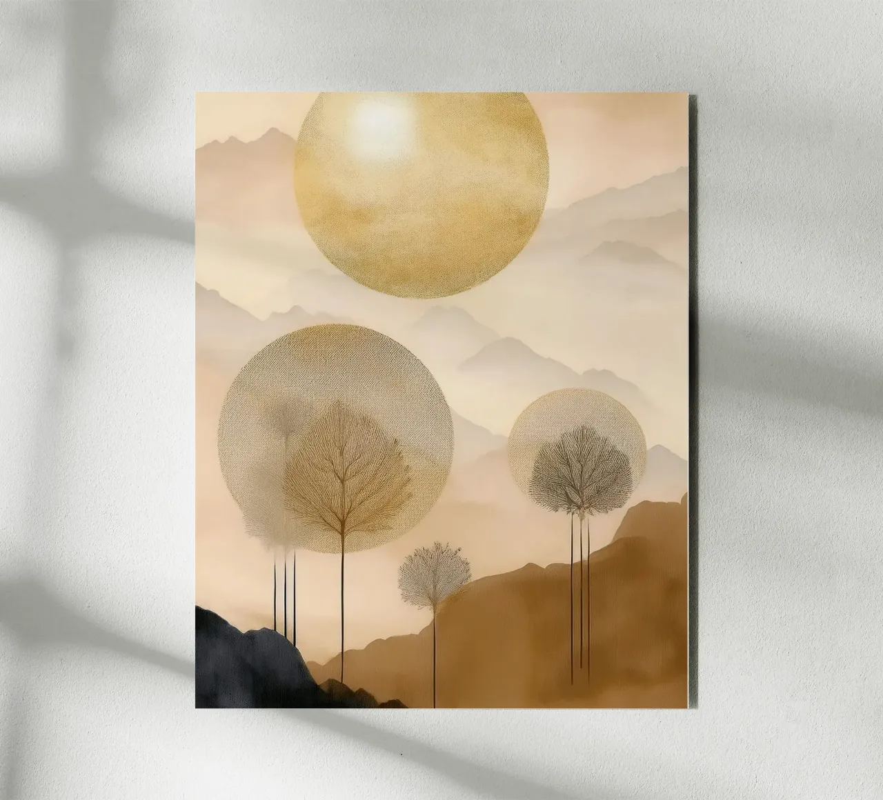 Landscape, abstract, art #7 alluminio dibond da Hightown Design