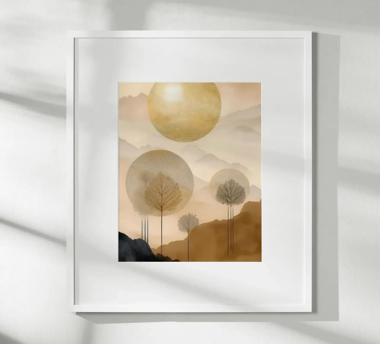 Landscape, abstract, art #7 carta hahnemühle da Hightown Design