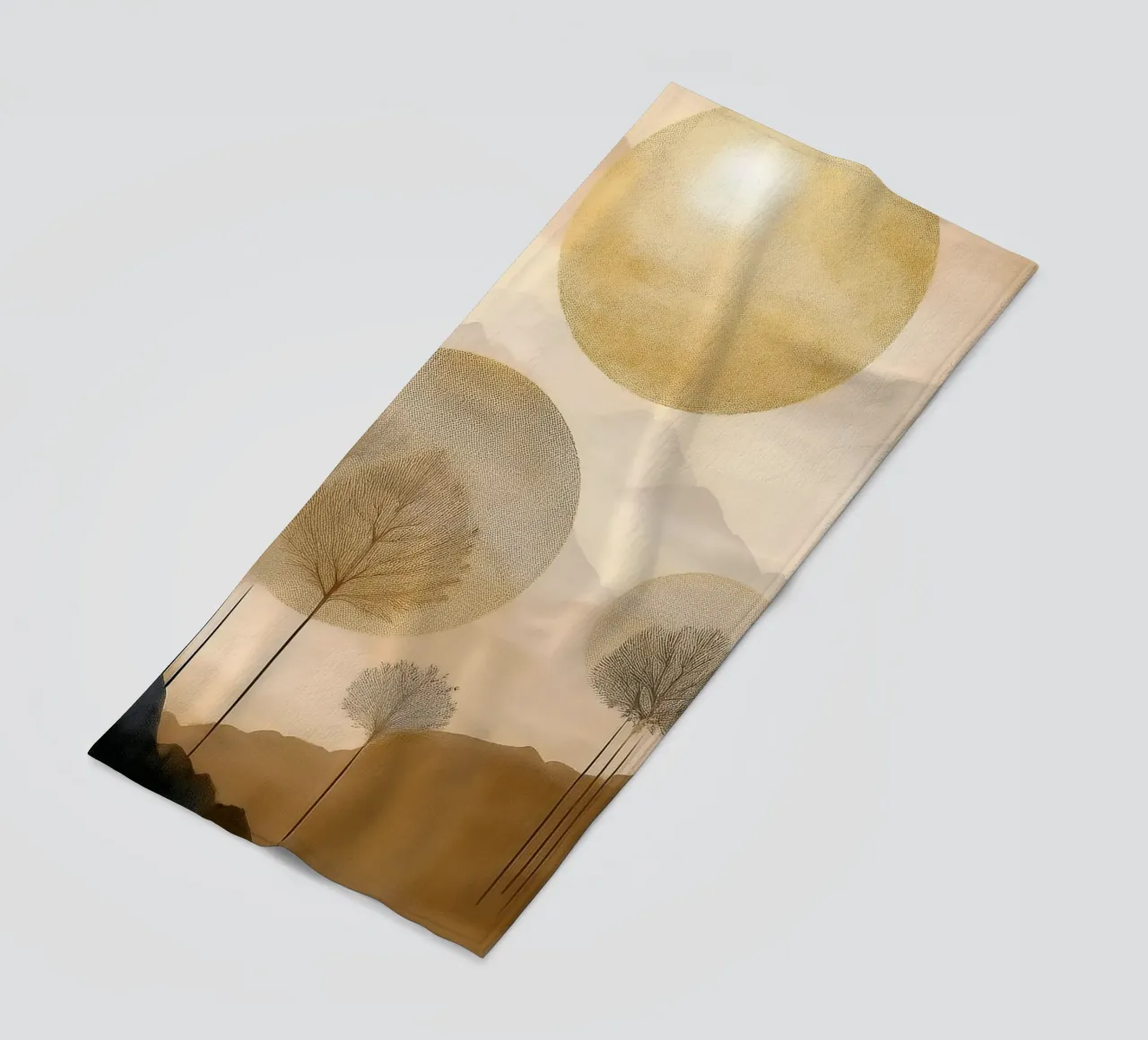 Landscape, abstract, art #7 telo mare da Hightown Design