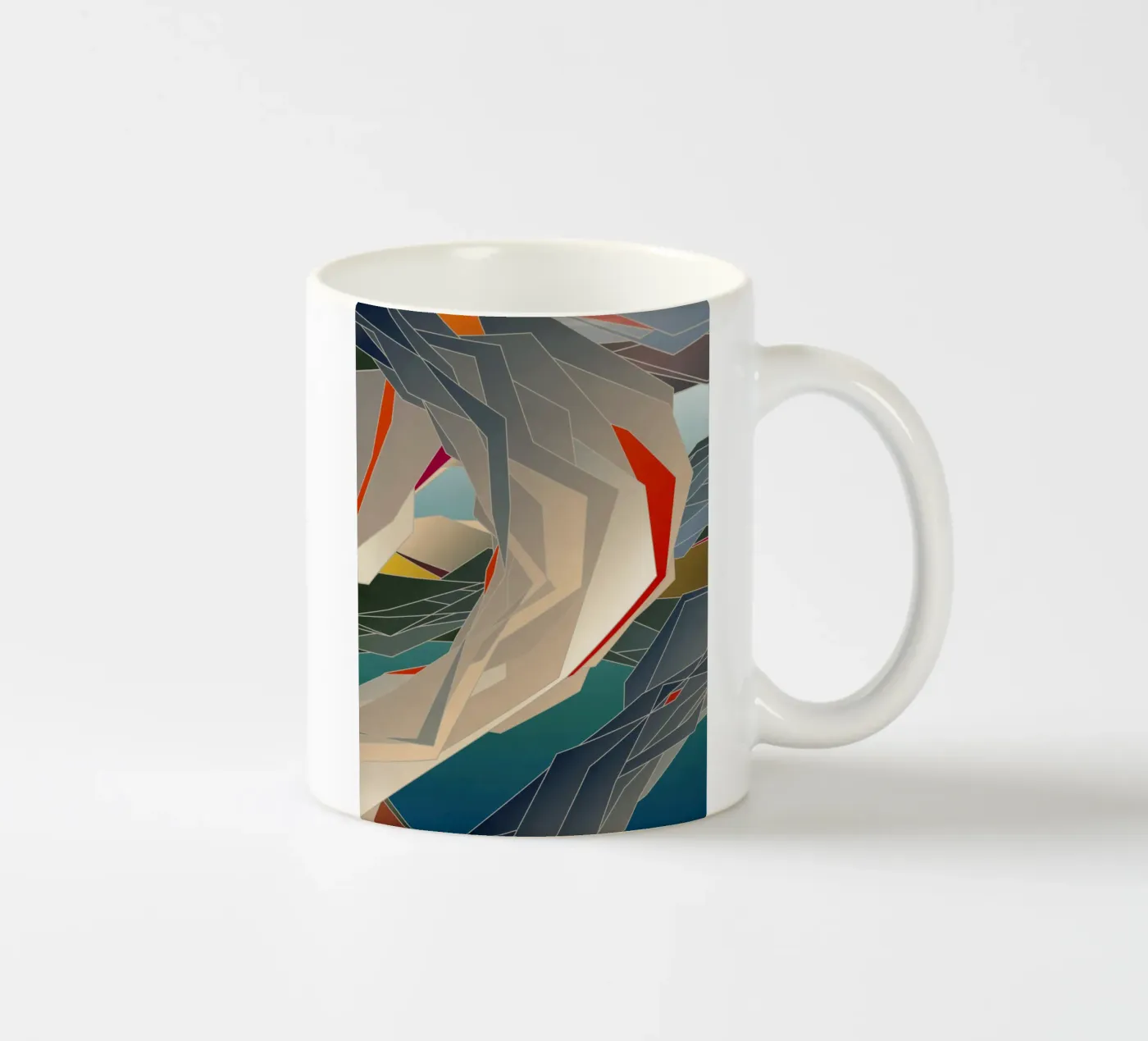 Terrestrial (9) ceramic mug by Angelo Cerantola