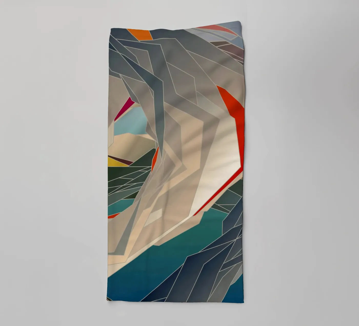 Terrestrial (9) towel by Angelo Cerantola