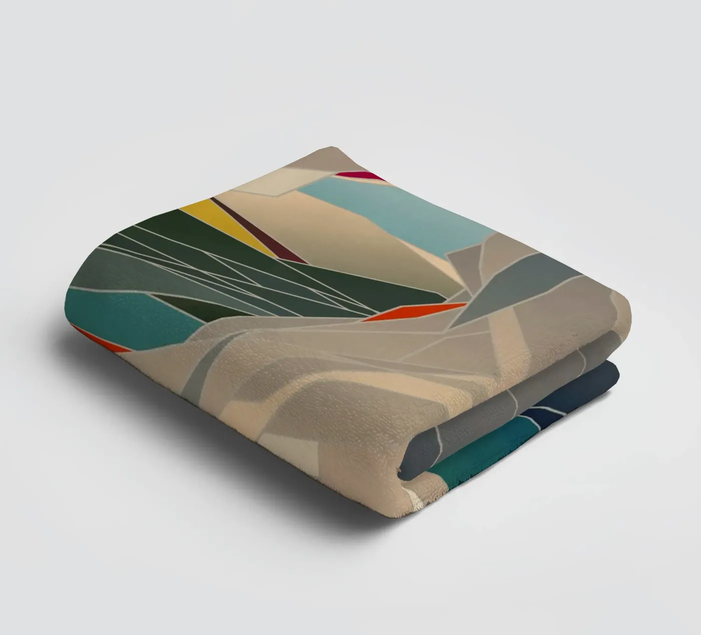 Terrestrial (9) towel by Angelo Cerantola