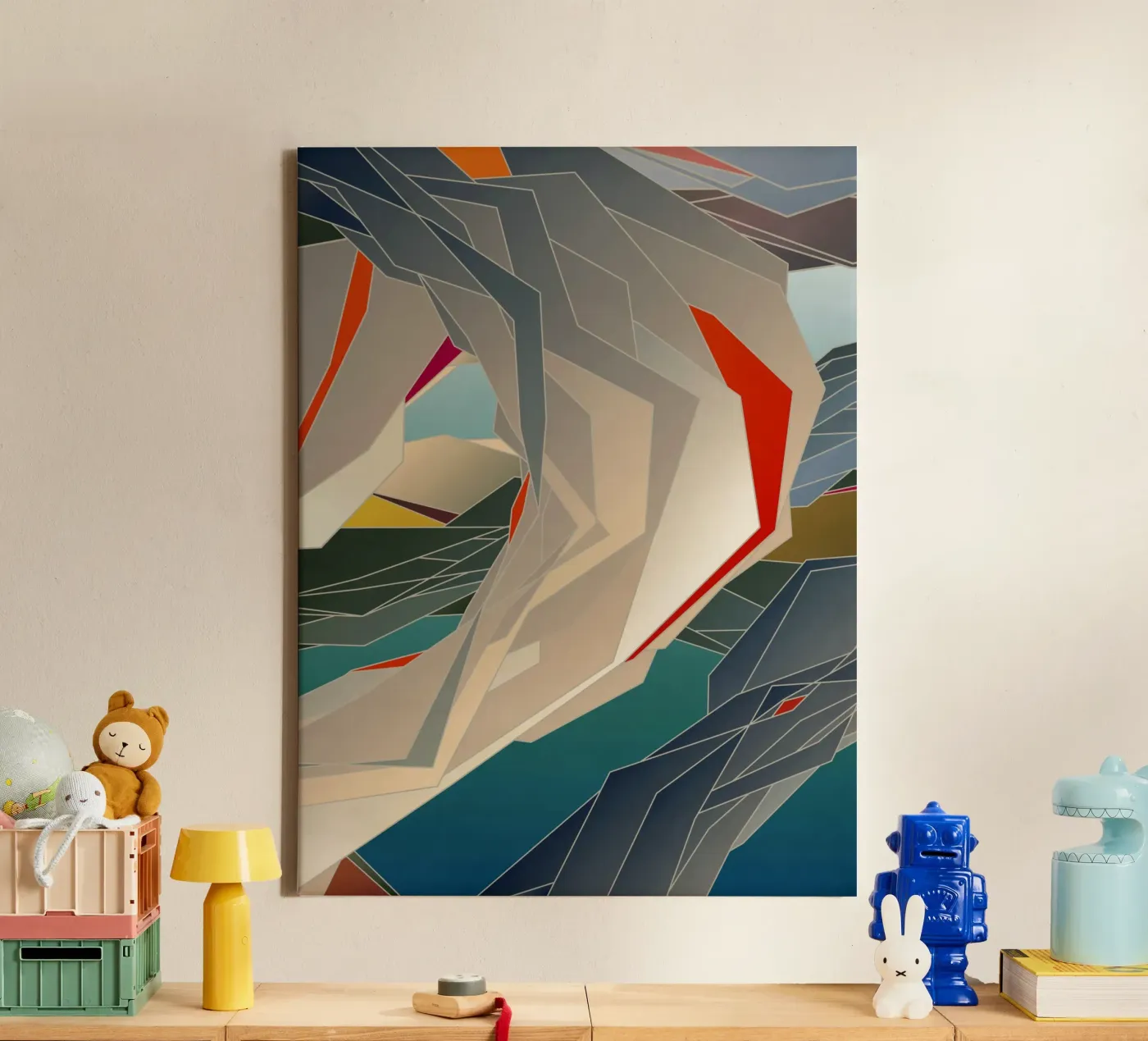 Terrestrial (9) canvas by Angelo Cerantola