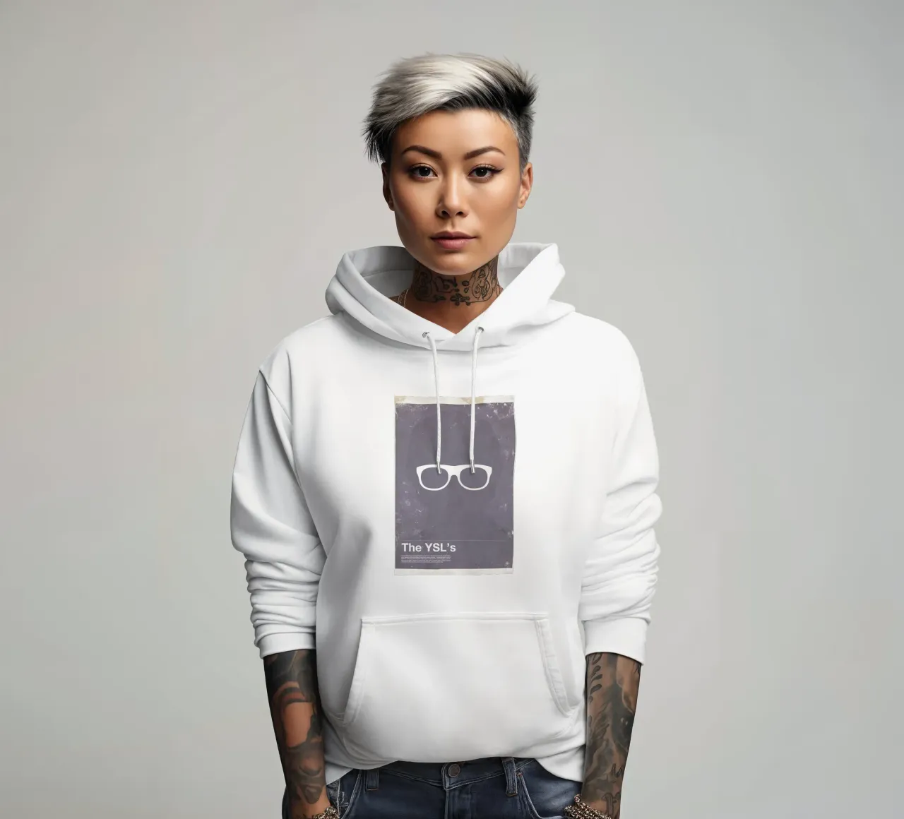 Framework YSL felpa con cappuccio da Moxy Creative House