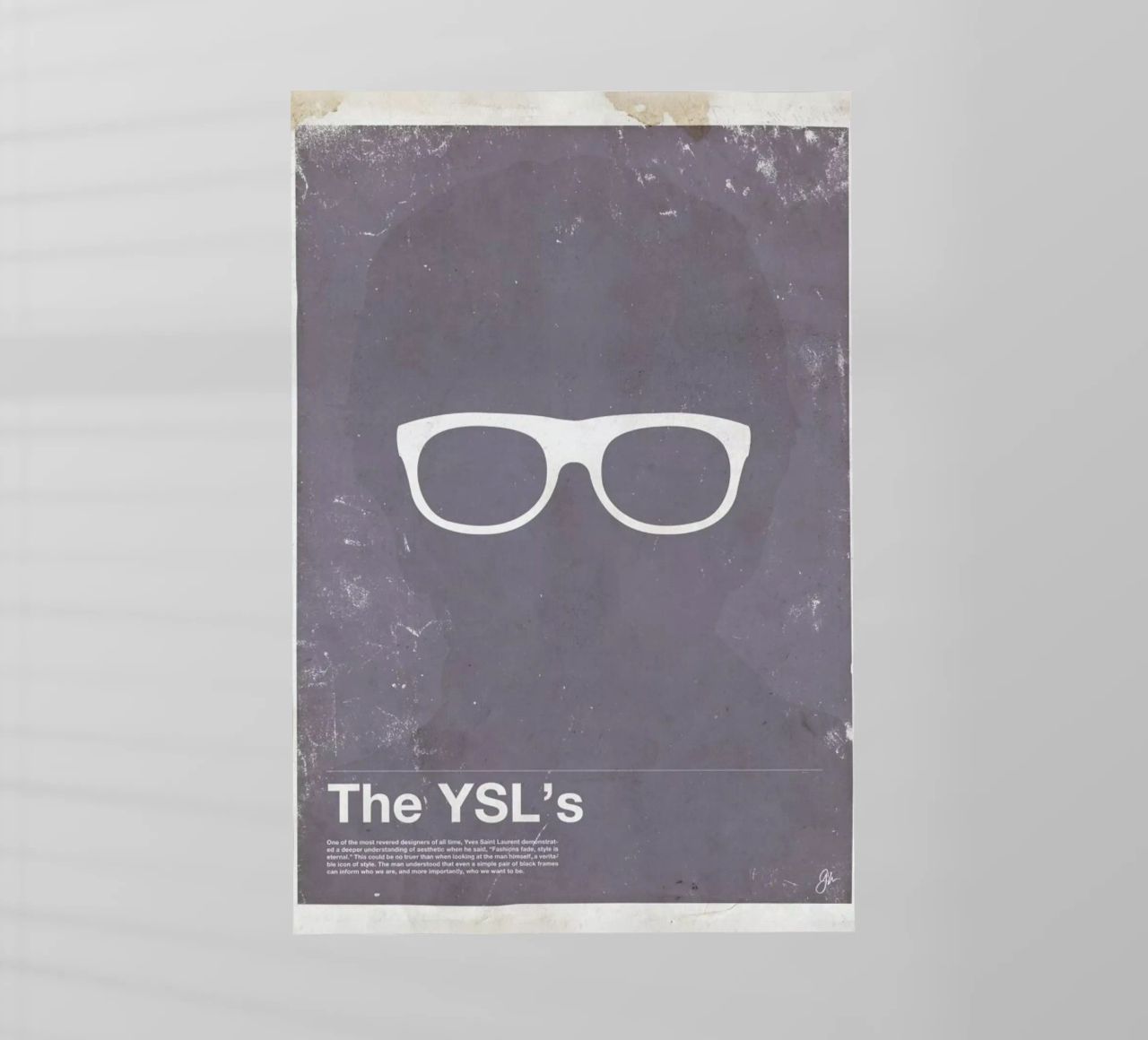 Framework YSL pellicola backlit da Moxy Creative House