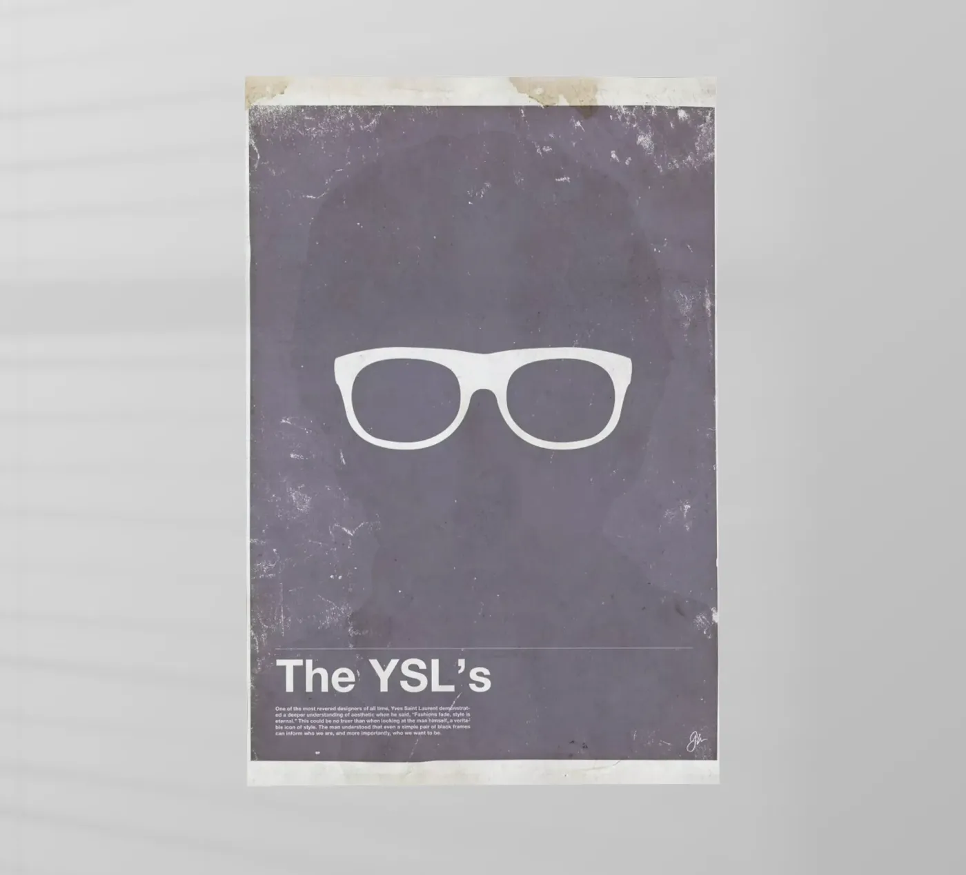 Framework YSL pellicola backlit da Moxy Creative House