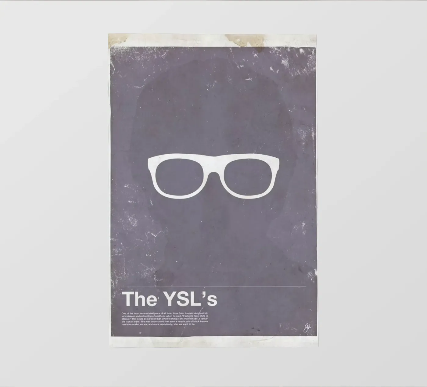 Framework YSL pellicola backlit da Moxy Creative House