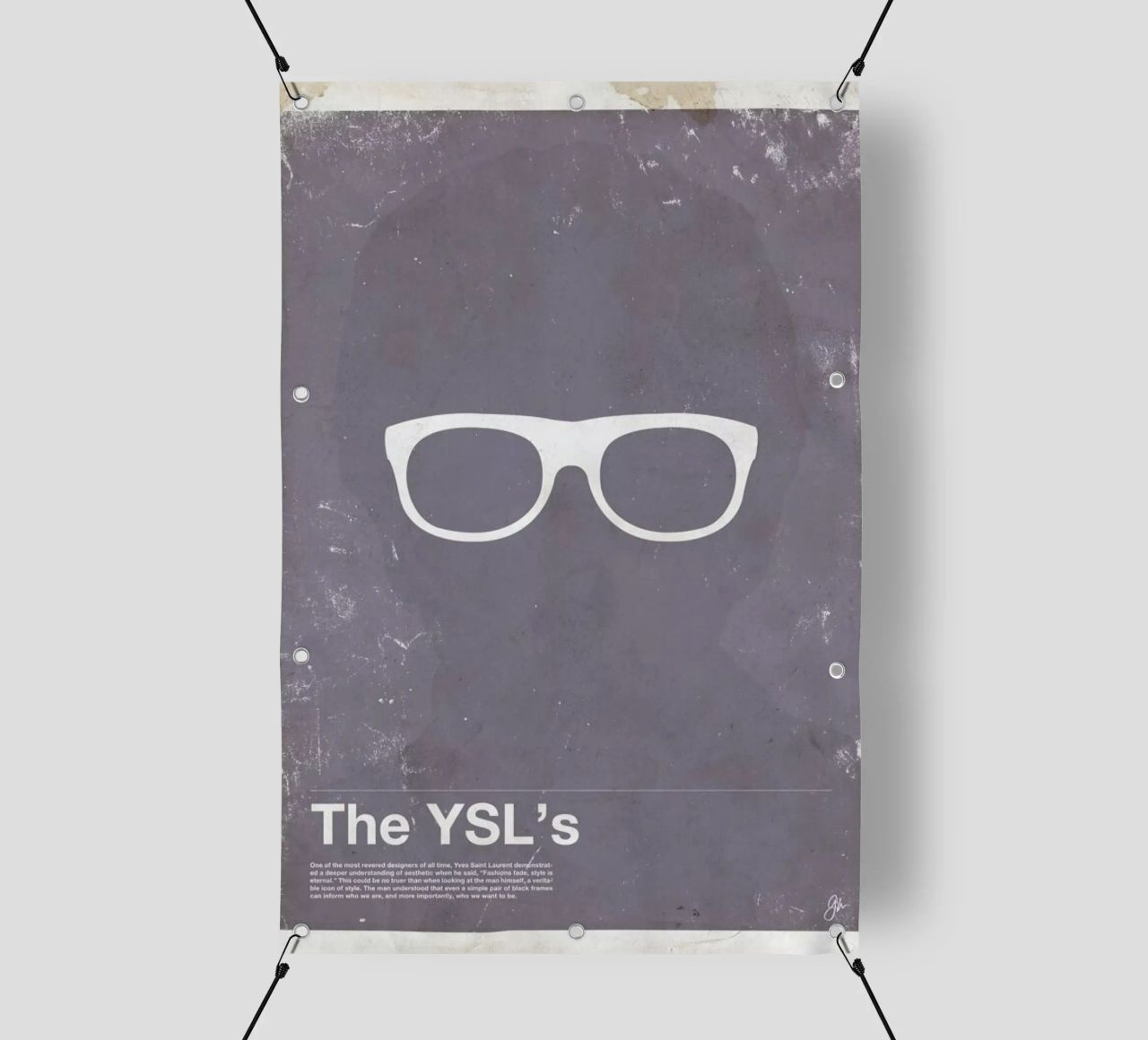 Framework YSL telo in pvc da Moxy Creative House