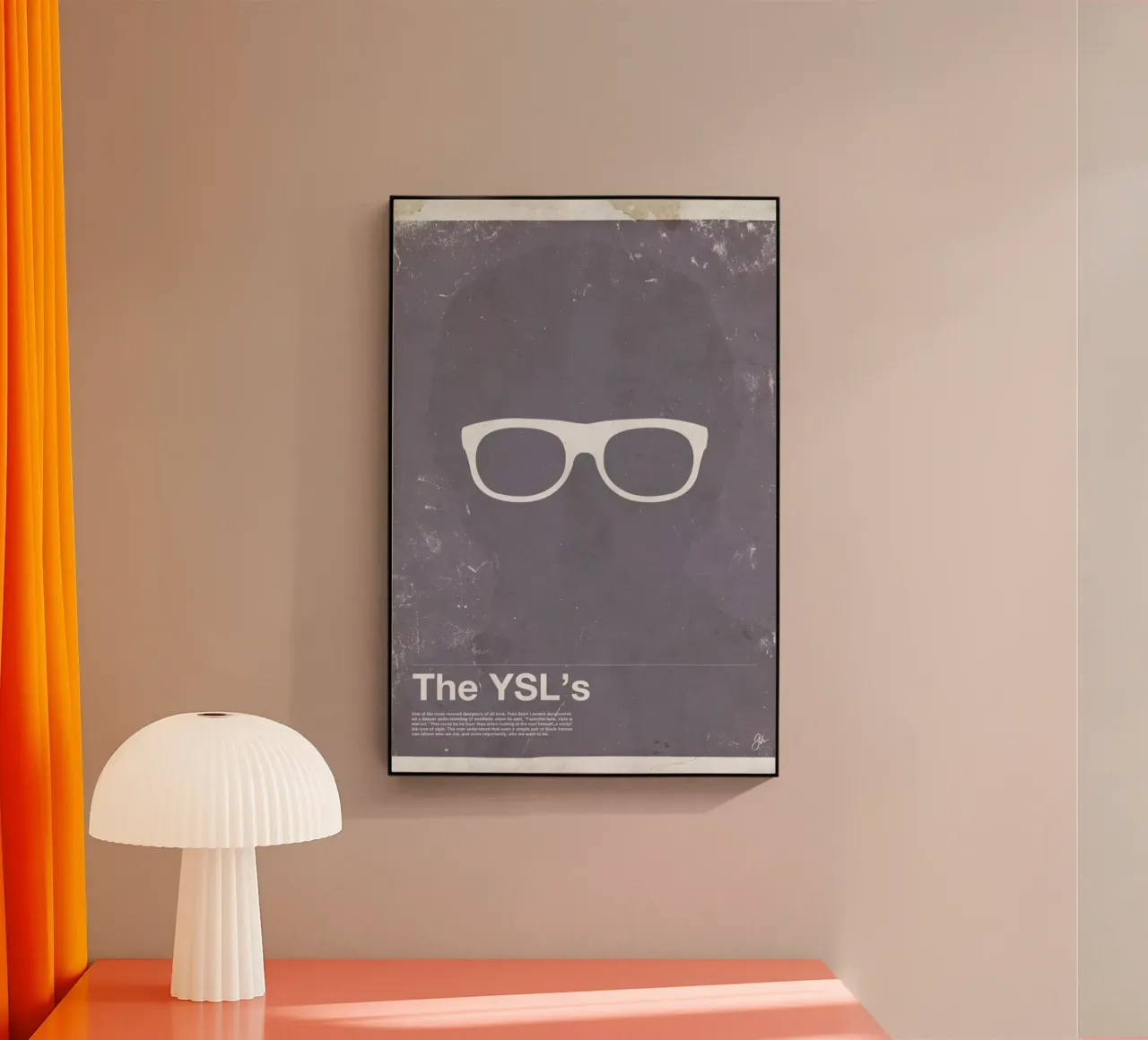 Framework YSL Acryl-Glas von Moxy Creative House