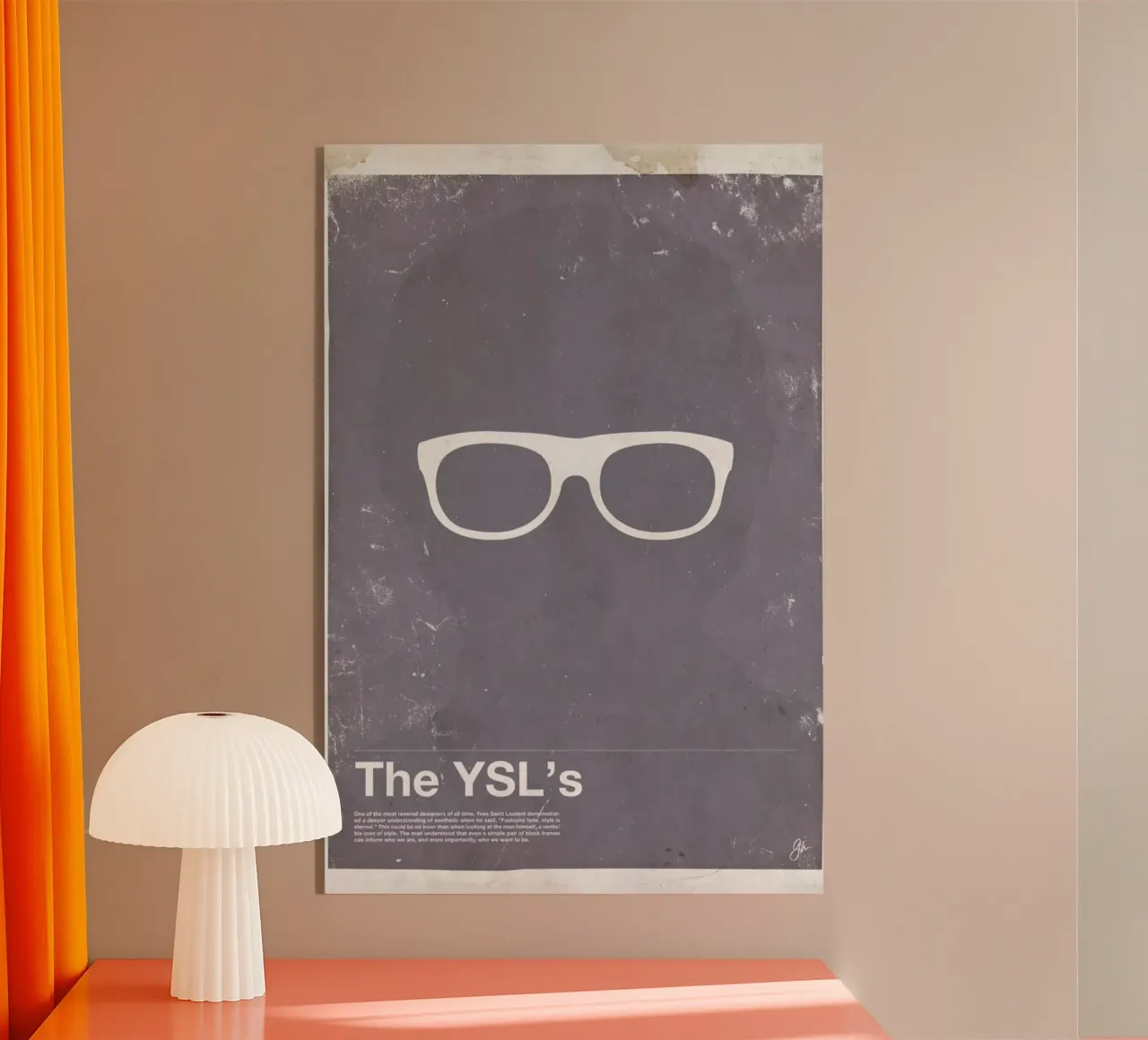 Framework YSL Acryl-Glas von Moxy Creative House