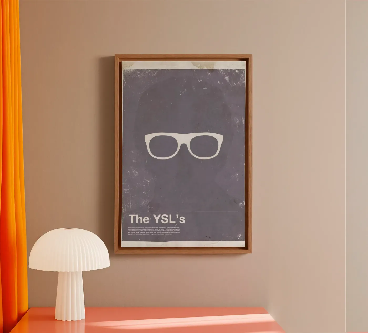 Framework YSL tela da Moxy Creative House