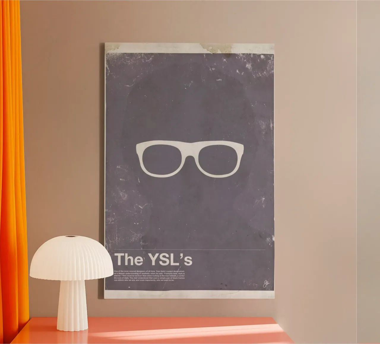 Framework YSL tela da Moxy Creative House