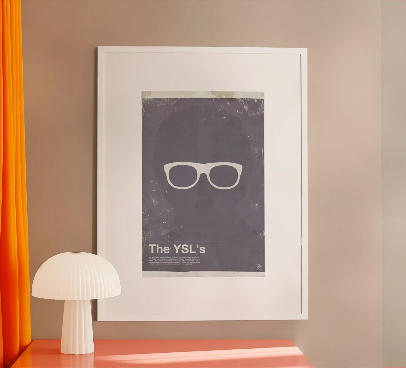 Framework YSL poster da Moxy Creative House