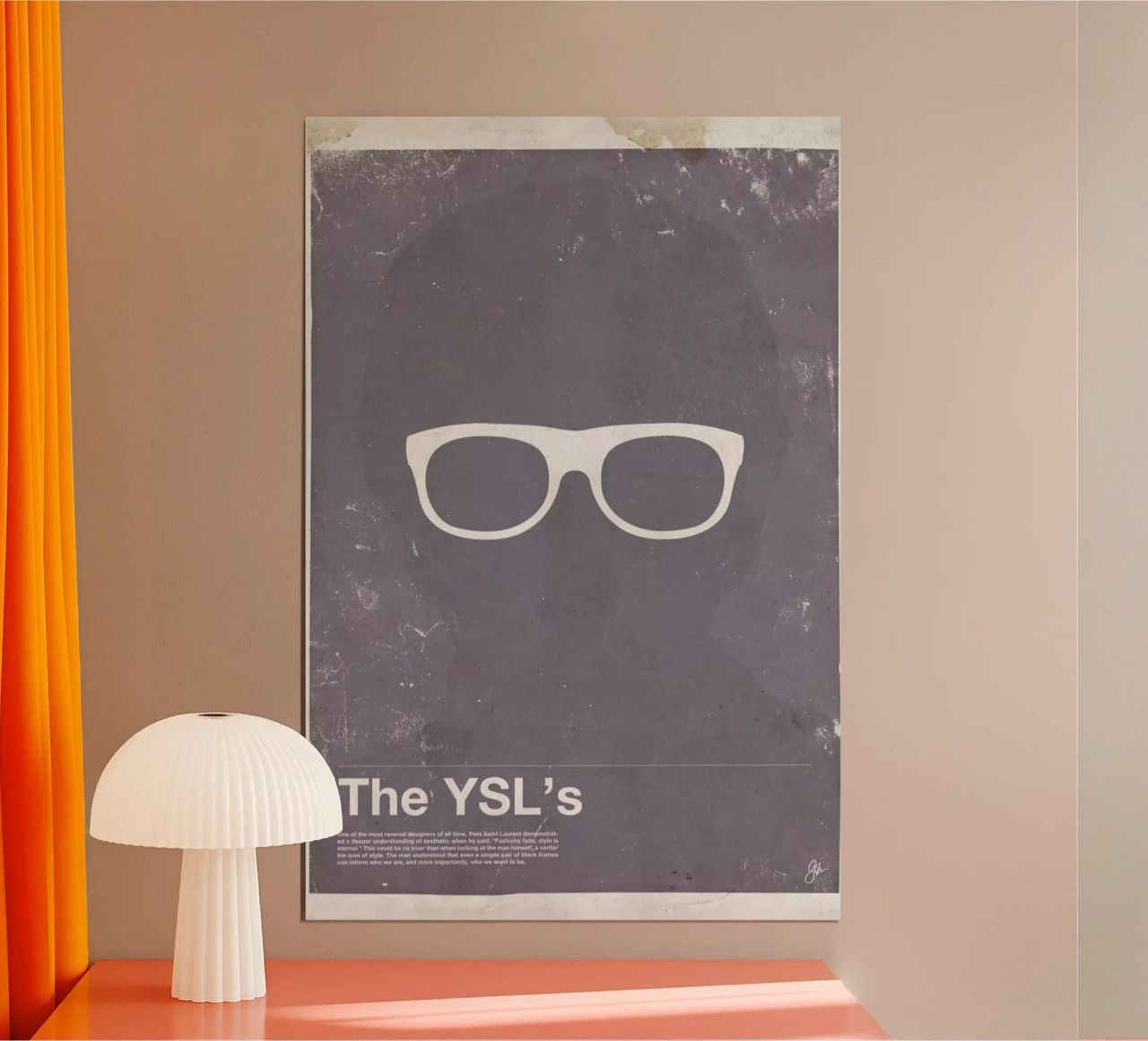 Framework YSL Poster von Moxy Creative House
