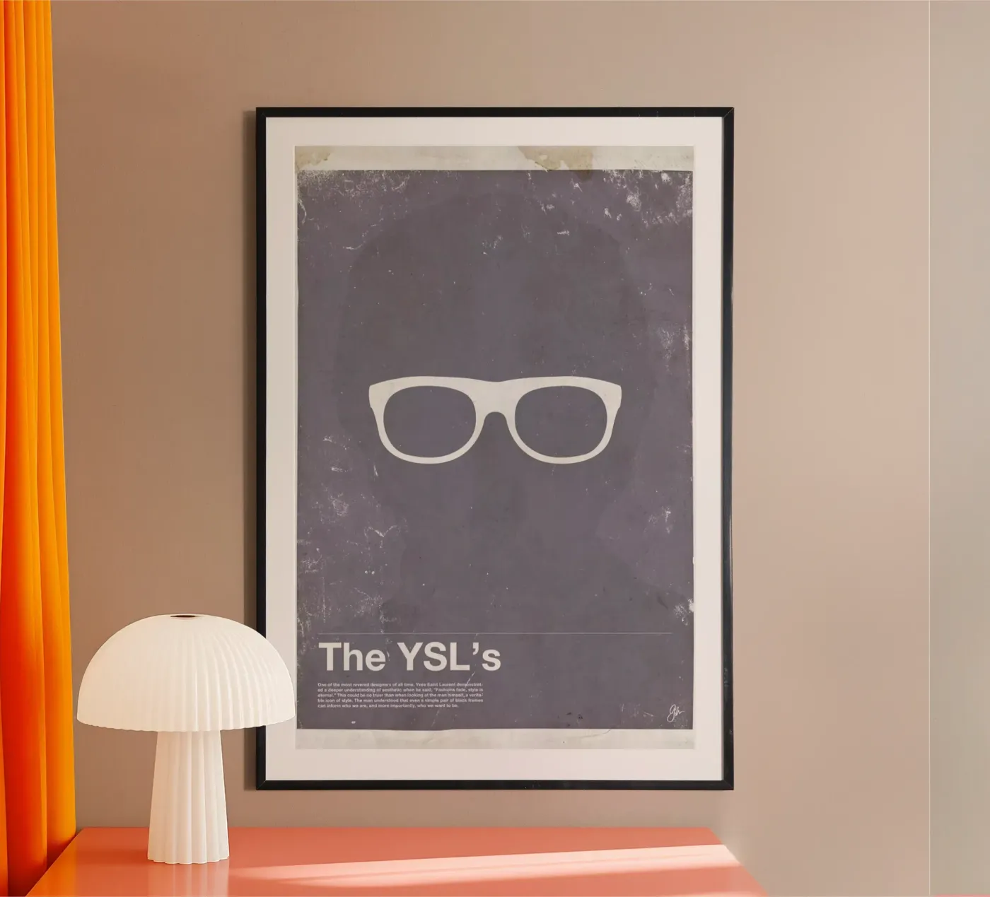 Framework YSL poster da Moxy Creative House