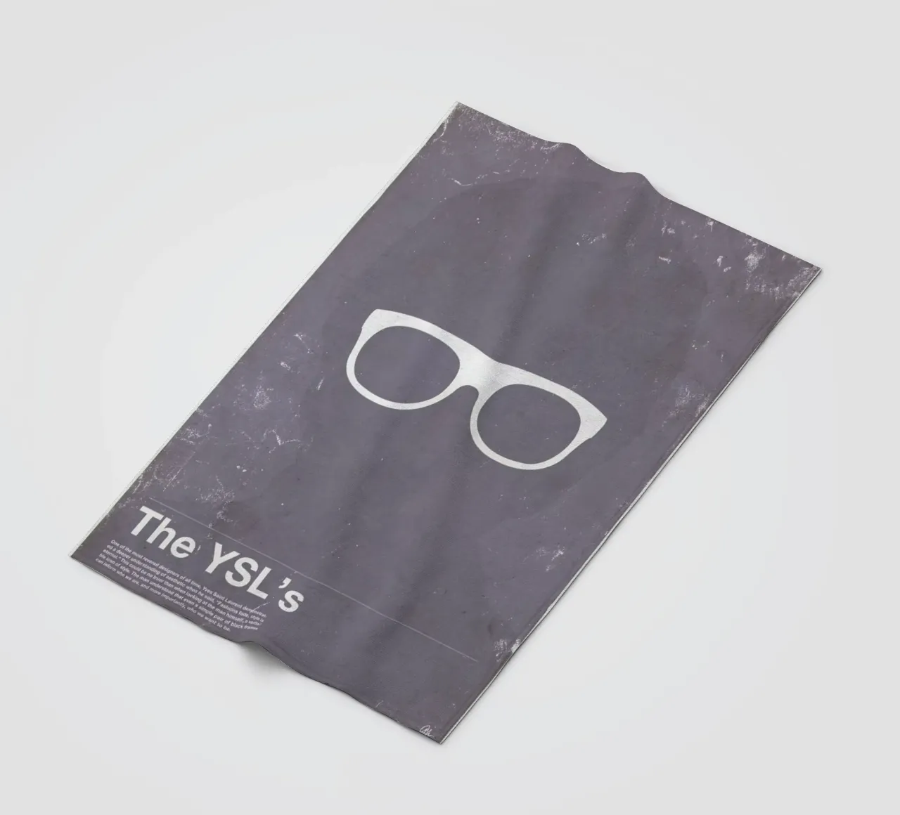 Framework YSL fleece blanket by Moxy Creative House