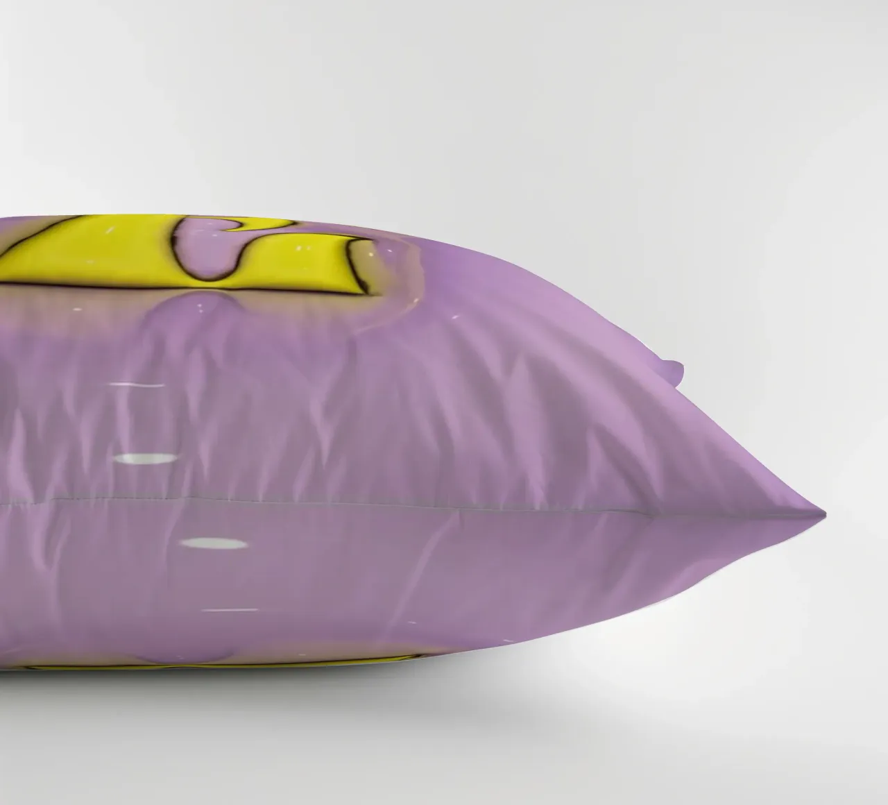 Gonfiaggio Bubblegum Iniziali E Viola cuscino da Malou-Studio