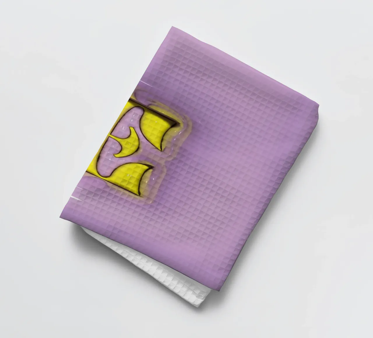 Gonflable Bubblegum Initiales E Violet torchon de Malou-Studio