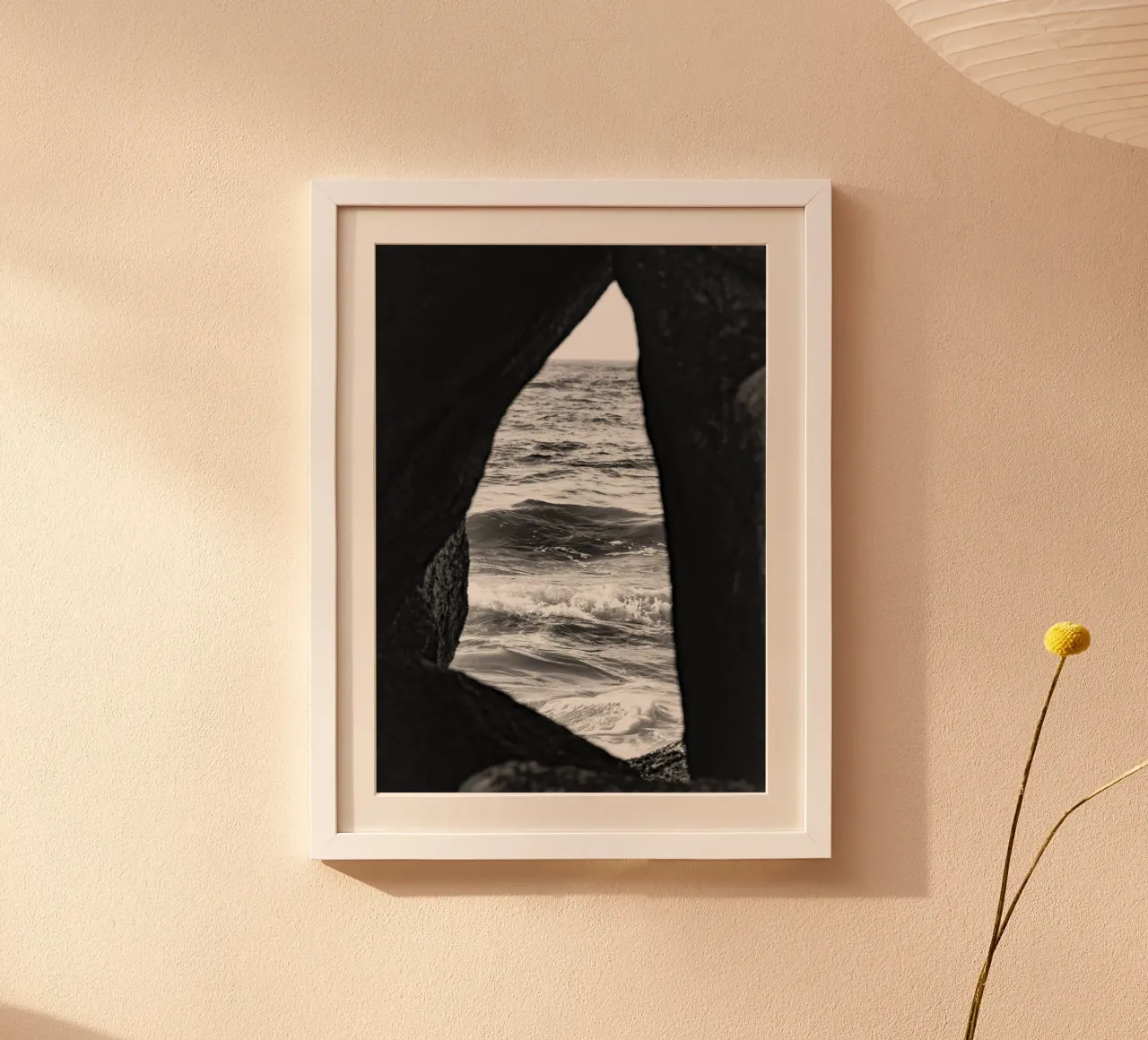 Paesaggio marino #1 carta hahnemühle da rafael campezato