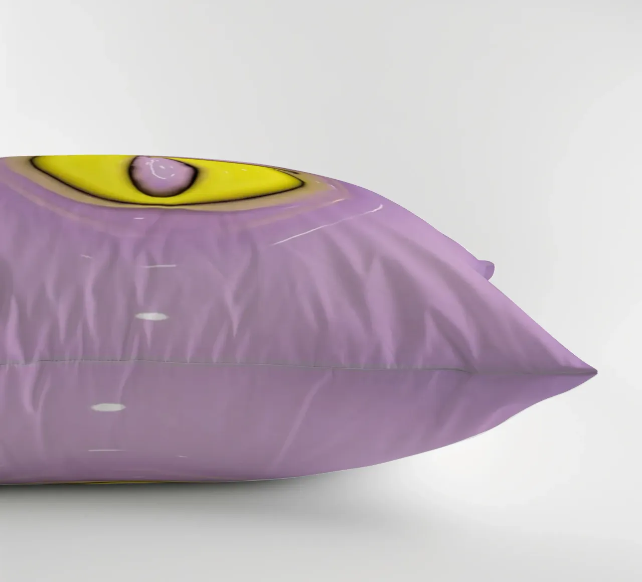 Bubblegum Inflate Initials G Purple decorative cushion by Malou-Studio