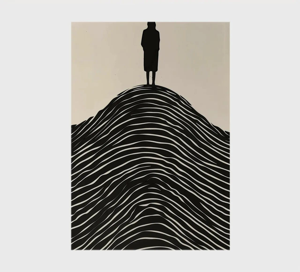 Outlook and overview | Line art printing notebook by Autofocus