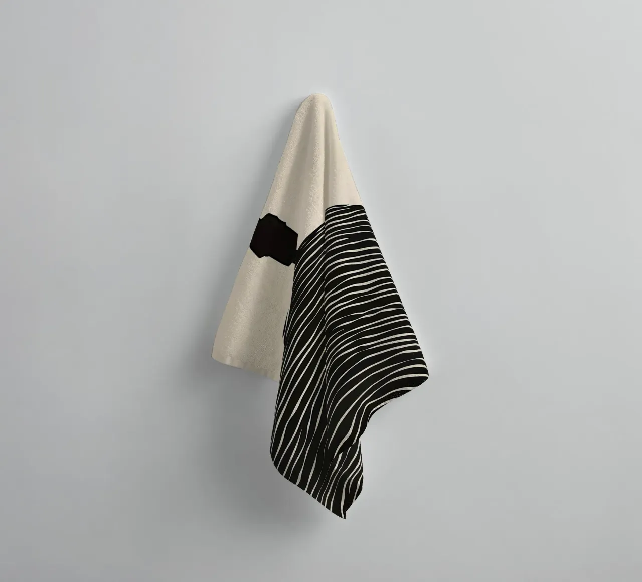 Outlook and overview | Line art printing towel by Autofocus
